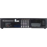 SilverStone ML03 HTPC Negro, Caja de sobremesa negro, HTPC, PC, Negro, micro ATX, Mini-ATX, Mini-ITX, Aluminio, Plástico, SECC, 440 mm