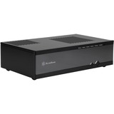 SilverStone ML05 HTPC Negro, Caja HTPC negro, HTPC, PC, Negro, Mini-ITX, Metal, Hogar / Oficina