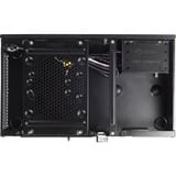 SilverStone ML05 HTPC Negro, Caja HTPC negro, HTPC, PC, Negro, Mini-ITX, Metal, Hogar / Oficina