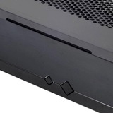 SilverStone ML05 HTPC Negro, Caja HTPC negro, HTPC, PC, Negro, Mini-ITX, Metal, Hogar / Oficina