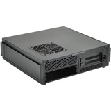 SilverStone ML07 carcasa de ordenador HTPC Negro, Caja HTPC negro, HTPC, PC, De plástico, Acero, Mini-DTX, Mini-ITX, Negro, Fondo
