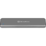 SilverStone MS09 Caja externa para unidad de estado sólido (SSD) Carbón vegetal M.2, Caja de unidades gris oscuro, Caja externa para unidad de estado sólido (SSD), M.2, SATA, Conexión USB, Carbón vegetal