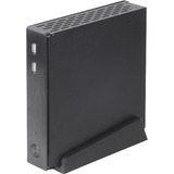 SilverStone PT13B carcasa de ordenador HTPC Negro, Caja HTPC negro, HTPC, PC, Aluminio, Acero, Mini-ITX, Negro, 2.5"
