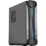 SilverStone RVZ03 Perfil bajo (Slimline) Negro, Caja HTPC negro, Perfil bajo (Slimline), PC, Negro, Mini-DTX, Mini-ITX, Plástico, Acero, 8,3 cm