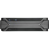 SilverStone RVZ03 Perfil bajo (Slimline) Negro, Caja HTPC negro, Perfil bajo (Slimline), PC, Negro, Mini-DTX, Mini-ITX, Plástico, Acero, 8,3 cm