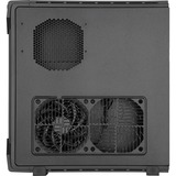SilverStone RVZ03 Perfil bajo (Slimline) Negro, Caja HTPC negro, Perfil bajo (Slimline), PC, Negro, Mini-DTX, Mini-ITX, Plástico, Acero, 8,3 cm