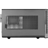 SilverStone SG13 Mini Tower Negro, Cajas de torre negro, Mini Tower, PC, Negro, Mini-DTX, Mini-ITX, Plástico, Acero, 2.5,3.5"