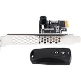 SilverStone SST-ES02-PCIe, Mando a distancia negro