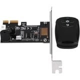 SilverStone SST-ES02-PCIe, Mando a distancia negro