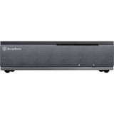 SilverStone SST-ML06B carcasa de ordenador Negro, Caja HTPC negro, PC, Negro, Mini-ITX, Aluminio, Acero, 80 mm, 120 mm