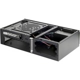 SilverStone SST-ML06B carcasa de ordenador Negro, Caja HTPC negro, PC, Negro, Mini-ITX, Aluminio, Acero, 80 mm, 120 mm