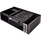 SilverStone SST-ML09B carcasa de ordenador HTPC Negro, Caja HTPC negro, HTPC, PC, Acrílico, De plástico, Acero, Mini-DTX, Mini-ITX, Negro, 0,8 mm