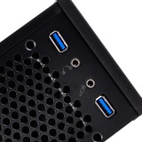 SilverStone SST-ML09B carcasa de ordenador HTPC Negro, Caja HTPC negro, HTPC, PC, Acrílico, De plástico, Acero, Mini-DTX, Mini-ITX, Negro, 0,8 mm