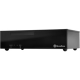 SilverStone SST-ML09B carcasa de ordenador HTPC Negro, Caja HTPC negro, HTPC, PC, Acrílico, De plástico, Acero, Mini-DTX, Mini-ITX, Negro, 0,8 mm