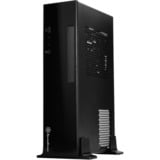 SilverStone SST-ML09B carcasa de ordenador HTPC Negro, Caja HTPC negro, HTPC, PC, Acrílico, De plástico, Acero, Mini-DTX, Mini-ITX, Negro, 0,8 mm