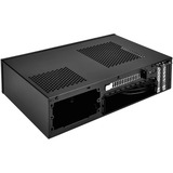 SilverStone SST-ML09B carcasa de ordenador HTPC Negro, Caja HTPC negro, HTPC, PC, Acrílico, De plástico, Acero, Mini-DTX, Mini-ITX, Negro, 0,8 mm