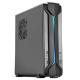 SilverStone SST-RVZ03B-ARGB carcasa de ordenador Perfil bajo (Slimline) Negro, Cajas de torre negro, Perfil bajo (Slimline), PC, Negro, Mini-DTX, Mini-ITX, Plástico, Acero, Azul, Verde, Rojo