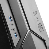 SilverStone SST-RVZ03B-ARGB carcasa de ordenador Perfil bajo (Slimline) Negro, Cajas de torre negro, Perfil bajo (Slimline), PC, Negro, Mini-DTX, Mini-ITX, Plástico, Acero, Azul, Verde, Rojo