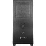 SilverStone TJ04-E Midi Tower Negro, Plata, Cajas de torre negro, Midi Tower, PC, Negro, Plata, ATX, CEB, micro ATX, Aluminio, Acero, 16,8 cm, Minorista