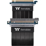 Thermaltake AC-045-CN1OTN-C1 tarjeta y adaptador de interfaz Interno PCIe, Cable alargador negro, PCIe, PCIe, PCIe 3.0, Negro, Gris, 0,3 m, -20 - 80 °C