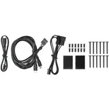 Thermaltake CL-F063-PL12SW-A sistema de refrigeración para ordenador Carcasa del ordenador Ventilador 12 cm Negro, Blanco negro, Ventilador, 12 cm, 500 RPM, 1500 RPM, 56,45 cfm, Negro, Blanco