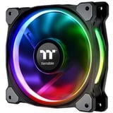 Thermaltake CL-F076-PL12SW-A sistema de refrigeración para ordenador Carcasa del ordenador Ventilador 12 cm Negro Ventilador, 12 cm, 1500 RPM, 24,7 dB, 24,7 sonio, 48,34 cfm