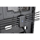 Thermaltake Commander FP Negro, Control del ventilador negro, Molex, Negro, Plástico, 81 mm, 44 mm, 18 mm