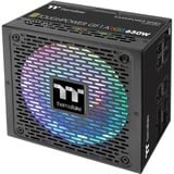 Thermaltake PS-TPD-0650F3FAGE-1 unidad de fuente de alimentación 650 W 20-pin ATX ATX Negro, Fuente de alimentación de PC negro, 650 W, 100 - 240 V, 780 W, 50/60 Hz, 10 A, Activo