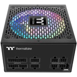 Thermaltake PS-TPD-0750F3FAGE-1 unidad de fuente de alimentación 750 W 24-pin ATX ATX Negro, Fuente de alimentación de PC negro, 750 W, 100 - 240 V, 900 W, 50/60 Hz, 10 A, Activo