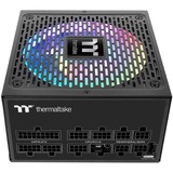 Thermaltake PS-TPD-0850F3FAGE-1 unidad de fuente de alimentación 850 W 24-pin ATX ATX Negro, Fuente de alimentación de PC negro, 850 W, 100 - 240 V, 1020 W, 50/60 Hz, 12 A, Activo