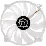 Thermaltake Pure 20 LED Carcasa del ordenador Ventilador 20 cm Transparente transparente, Ventilador, 20 cm, 800 RPM, 28,2 dB, 129,639 cfm, Transparente