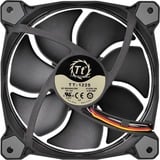 Thermaltake Riing 12 Carcasa del ordenador Ventilador 12 cm Negro Ventilador, 12 cm, 800 RPM, 1500 RPM, 26,4 dB, 40,6 cfm