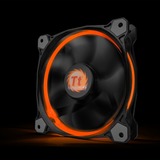 Thermaltake Riing 12 Carcasa del ordenador Ventilador 12 cm Negro Ventilador, 12 cm, 800 RPM, 1500 RPM, 26,4 dB, 40,6 cfm