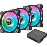 Thermaltake Riing Duo 12 RGB Premium Edition Carcasa del ordenador Ventilador 12 cm Negro negro, Ventilador, 12 cm, 500 RPM, 1500 RPM, 23,9 dB, 42,45 cfm