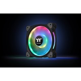 Thermaltake Riing Duo 12 RGB Premium Edition Carcasa del ordenador Ventilador 12 cm Negro negro, Ventilador, 12 cm, 500 RPM, 1500 RPM, 23,9 dB, 42,45 cfm