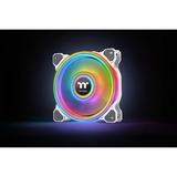 Thermaltake Riing Quad 12 RGB Carcasa del ordenador Ventilador 12 cm Blanco blanco, Ventilador, 12 cm, 500 RPM, 1500 RPM, 25,2 dB, 40,9 cfm