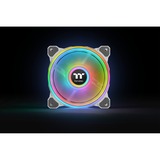 Thermaltake Riing Quad 12 RGB Carcasa del ordenador Ventilador 12 cm Blanco blanco, Ventilador, 12 cm, 500 RPM, 1500 RPM, 25,2 dB, 40,9 cfm