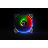 Thermaltake Riing Quad 12 RGB Carcasa del ordenador Ventilador 12 cm Blanco blanco, Ventilador, 12 cm, 500 RPM, 1500 RPM, 25,2 dB, 40,9 cfm