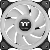 Thermaltake Riing Quad 12 RGB Carcasa del ordenador Ventilador 12 cm Negro negro, Ventilador, 12 cm, 500 RPM, 1500 RPM, 25,2 dB, 40,9 cfm