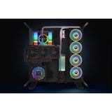 Thermaltake Riing Quad 12 RGB Carcasa del ordenador Ventilador 12 cm Negro negro, Ventilador, 12 cm, 500 RPM, 1500 RPM, 25,2 dB, 40,9 cfm