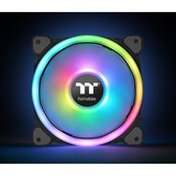 Thermaltake Riing Trio 12 LED RGB Radiator Fan TT Premium Edition Carcasa del ordenador Ventilador 12 cm Negro Ventilador, 12 cm, 500 RPM, 1500 RPM, 25,2 dB, 41,13 cfm