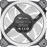 Thermaltake Riing Trio 12 LED RGB Radiator Fan TT Premium Edition Carcasa del ordenador Ventilador 12 cm Negro Ventilador, 12 cm, 500 RPM, 1500 RPM, 25,2 dB, 41,13 cfm