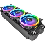 Thermaltake Riing Trio 12 LED RGB Radiator Fan TT Premium Edition Carcasa del ordenador Ventilador 12 cm Negro Ventilador, 12 cm, 500 RPM, 1500 RPM, 25,2 dB, 41,13 cfm