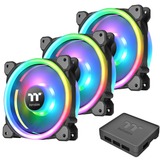 Thermaltake Riing Trio 14 RGB TT Premium Edition Procesador Ventilador 14 cm Negro, Gris Ventilador, 14 cm, 500 RPM, 1400 RPM, 26,5 dB, 60,68 cfm