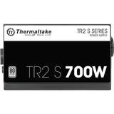 Thermaltake TRS-700AH2NK unidad de fuente de alimentación 700 W 20+4 pin ATX ATX Negro, Fuente de alimentación de PC negro, 700 W, 230 V, 50 - 60 Hz, 9 A, Activo, 120 W