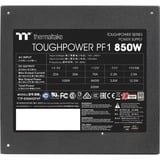 Thermaltake Toughpower PF1 unidad de fuente de alimentación 850 W 24-pin ATX ATX Negro, Fuente de alimentación de PC negro, 850 W, 100 - 240 V, 50/60 Hz, 10 A, 120 W, 650,4 W