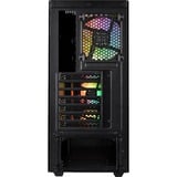 Thermaltake View 21 TG RGB Plus Midi Tower Negro, Cajas de torre negro, Midi Tower, PC, Negro, ATX, micro ATX, Mini-ATX, SPCC, Vidrio templado, Juego
