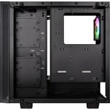 Thermaltake View 21 TG RGB Plus Midi Tower Negro, Cajas de torre negro, Midi Tower, PC, Negro, ATX, micro ATX, Mini-ATX, SPCC, Vidrio templado, Juego