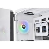 Thermaltake View 51 TG ARGB Snow Midi Tower Blanco, Cajas de torre blanco, Midi Tower, PC, Blanco, ATX, EATX, micro ATX, Mini-ITX, Acero, Juego