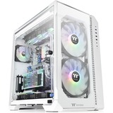 Thermaltake View 51 TG ARGB Snow Midi Tower Blanco, Cajas de torre blanco, Midi Tower, PC, Blanco, ATX, EATX, micro ATX, Mini-ITX, Acero, Juego